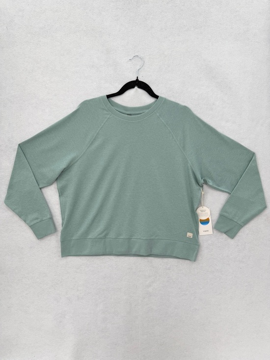 Vuori Tops - NWT Vuori Long Sleeve Halo Crew Women’s Sea Spray Heather VW241 Size Medium
